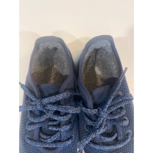 Allbirds Womens Tree Runners Navy Blue Lightweight Sneakers Size 8 - Picture 2 of 6